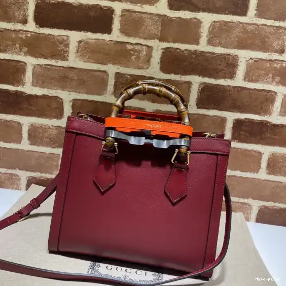 Hyper Peter Gucci small tote Diana bag 0619